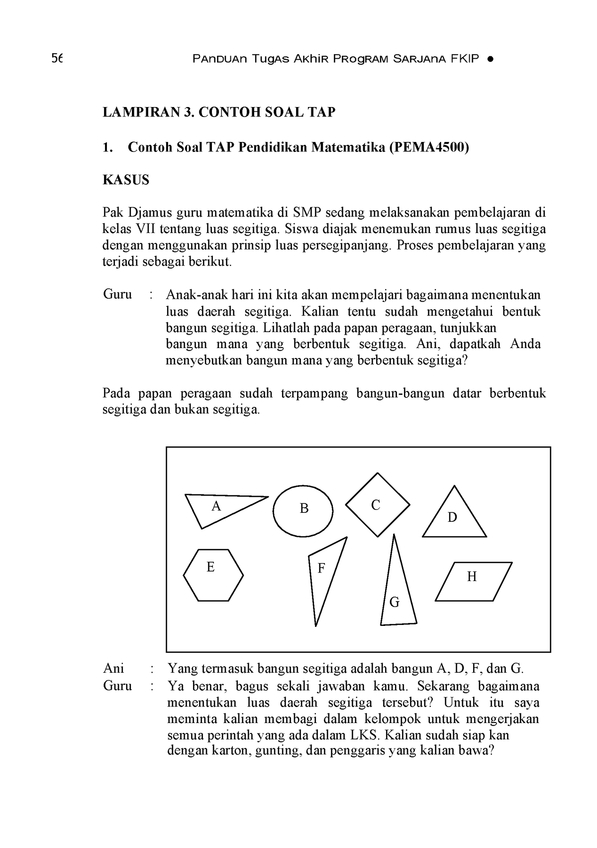 Download Contoh Soal TAP UT PDF Semua Jurusan - 56 PAnDUAn TugAs AKhiR ...