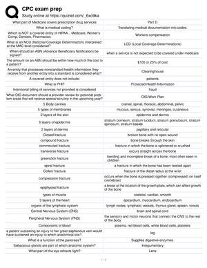 Practice Questions - Study online at quizlet/_3hxz7s Surgical removal ...