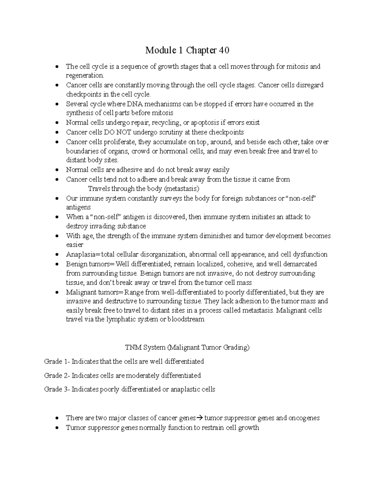 Module 1 Chapter 40 Notes - HCR240 - EMCC - Studocu
