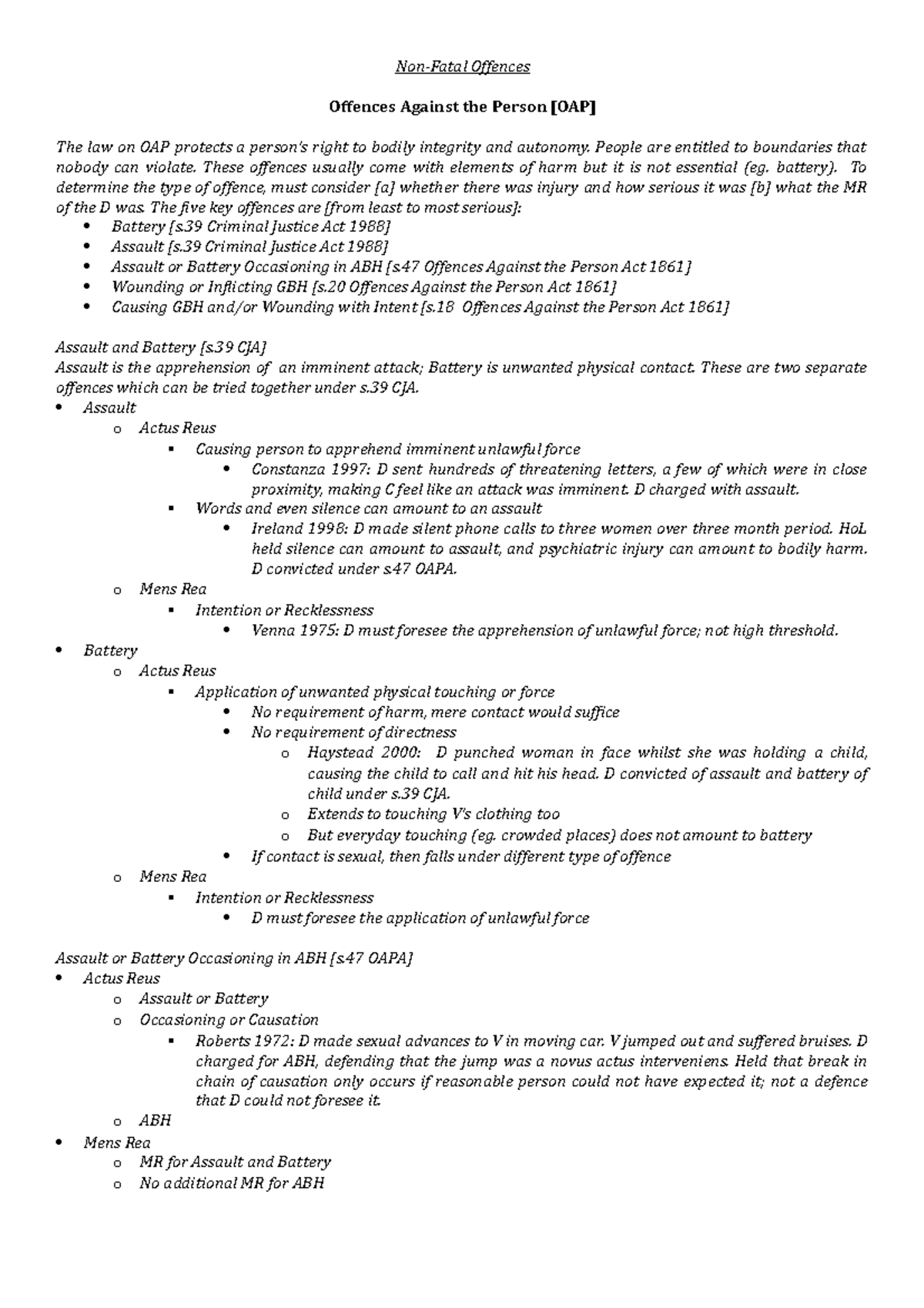 non-fatal-offences-topic-notes-non-fatal-offences-offences-against