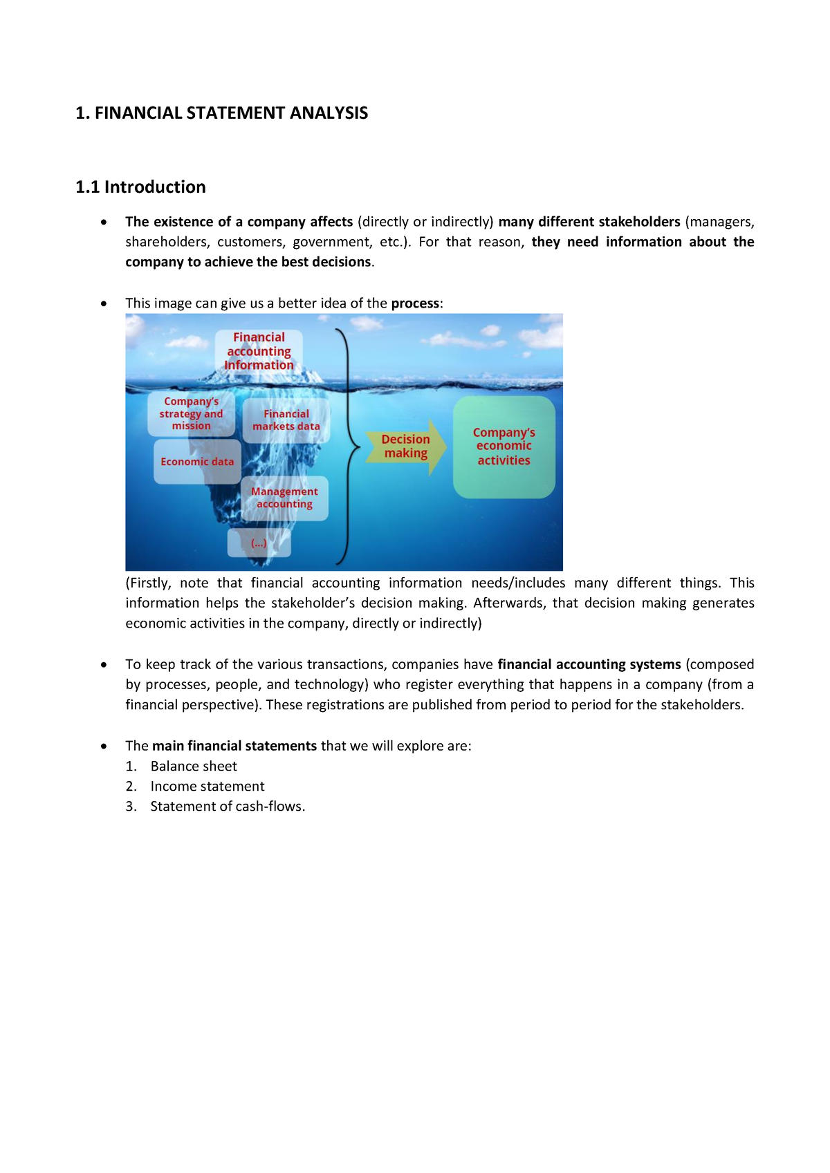 research topics on financial statement analysis