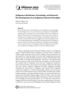 Indigenous Statistics a quantitative research methodology ...