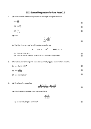 Hench Maths 2023 Predicted Paper 2 Edxcel A level Maths - Hench Maths A ...