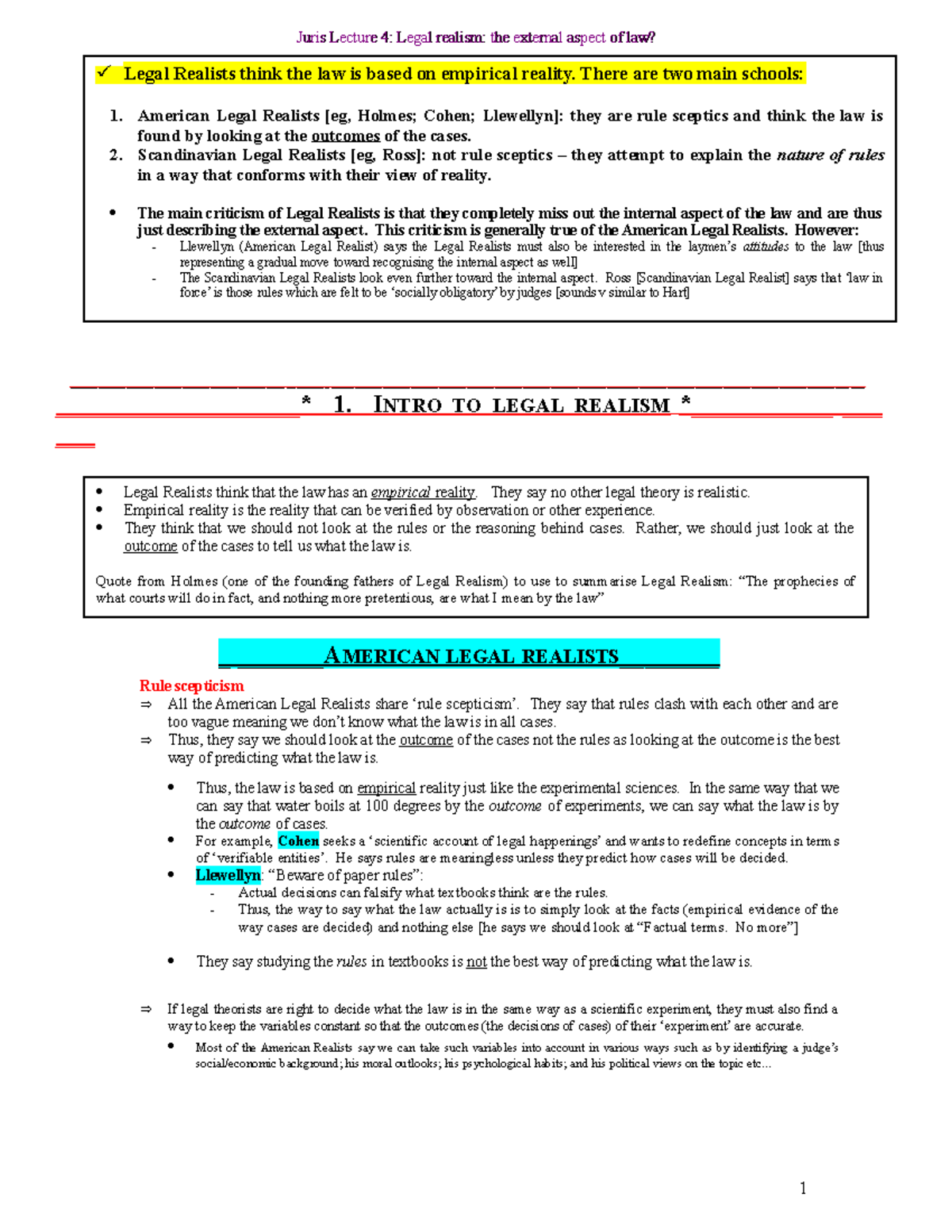 lecture-4-legal-realism-the-external-aspect-of-law-juris-lecture