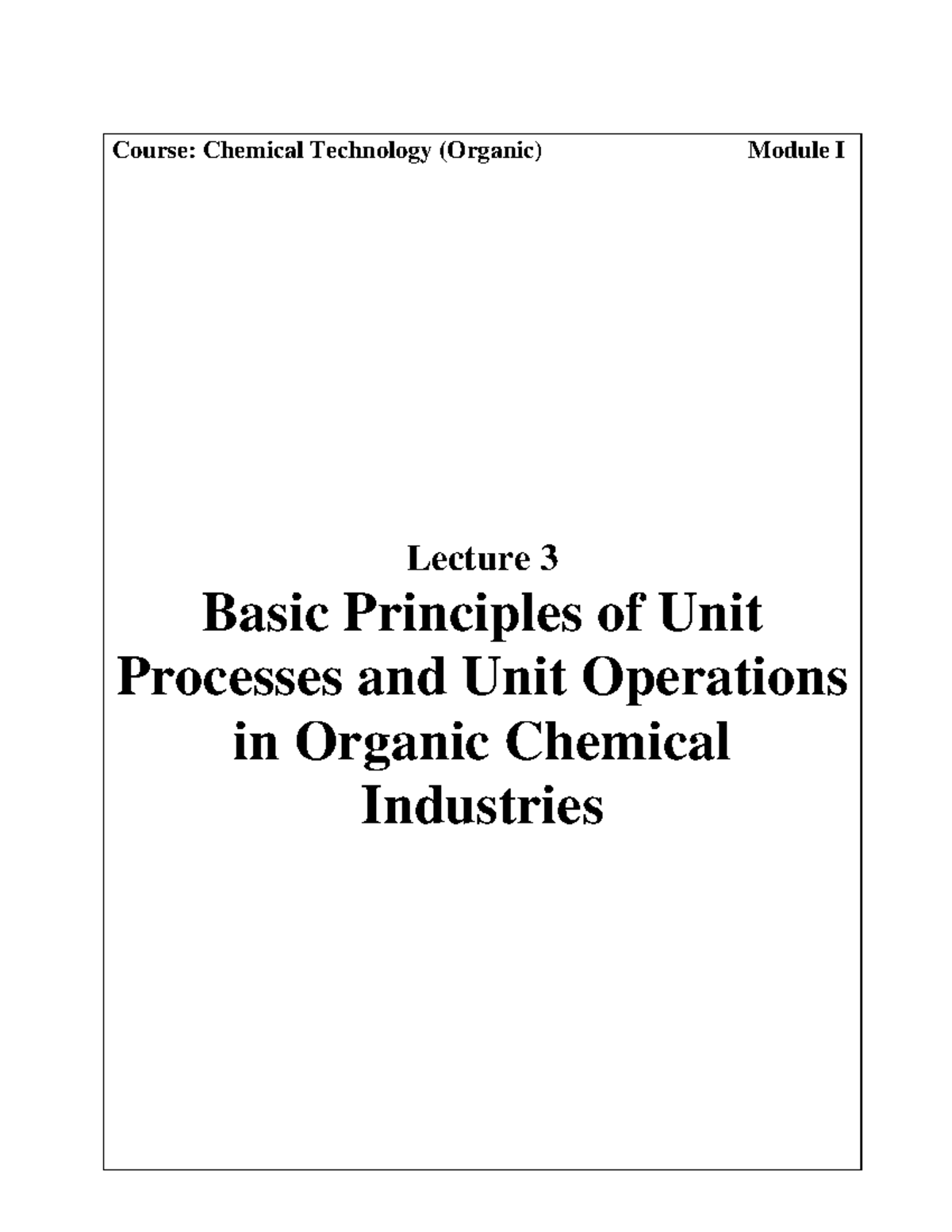 1606732038 unit process and unit operation - Course: Chemical ...