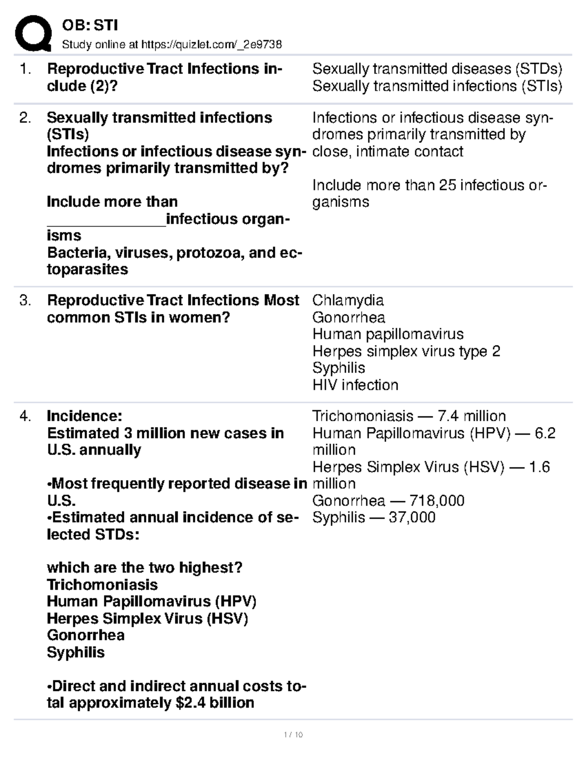 OBSTI nursing maternity practice Study online at quizlet/_2e