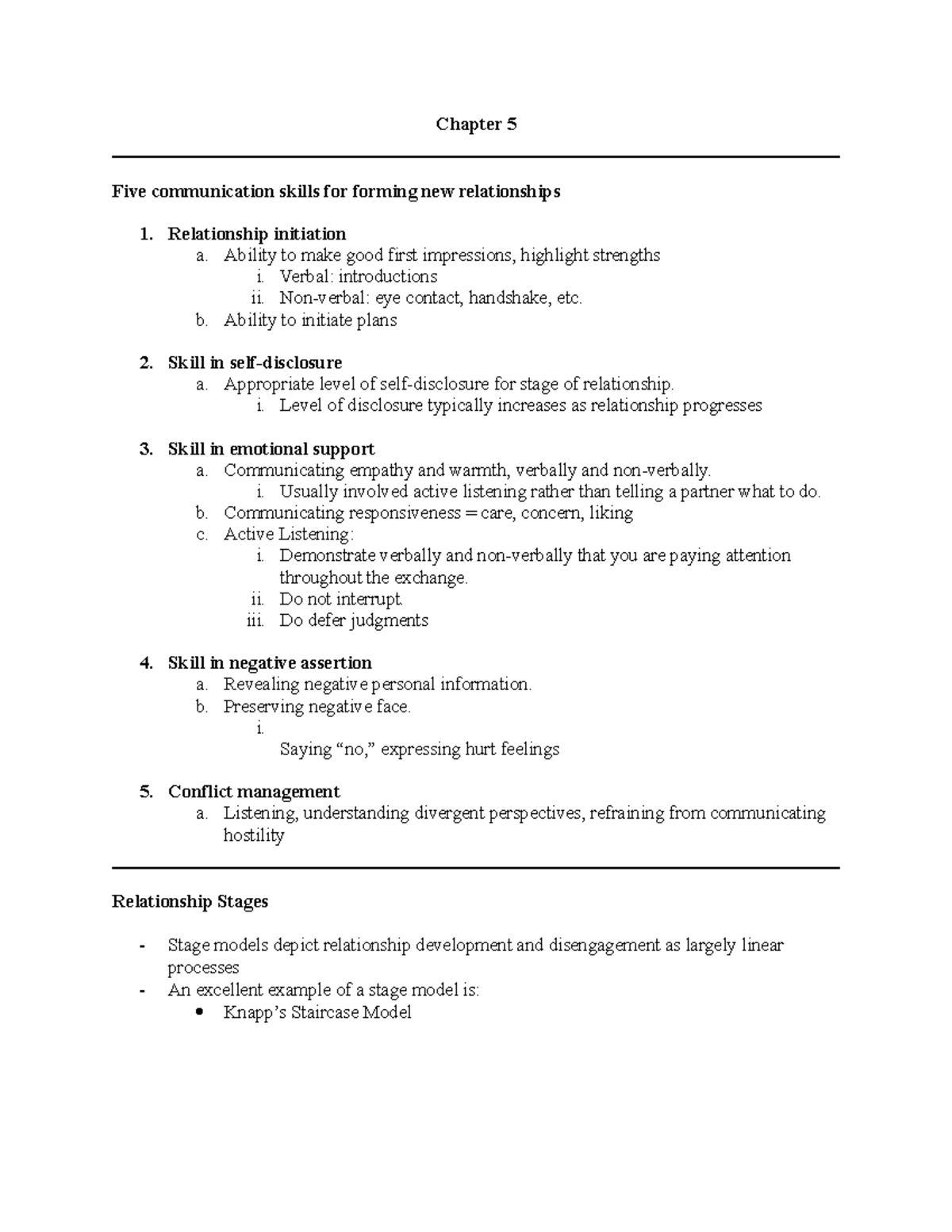 Communications - Exam 2 - Chapter 5 Five communication skills for ...
