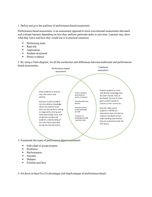 Affective Assessment - Educ 11- Assessment in Learning 2 Task 4 ...