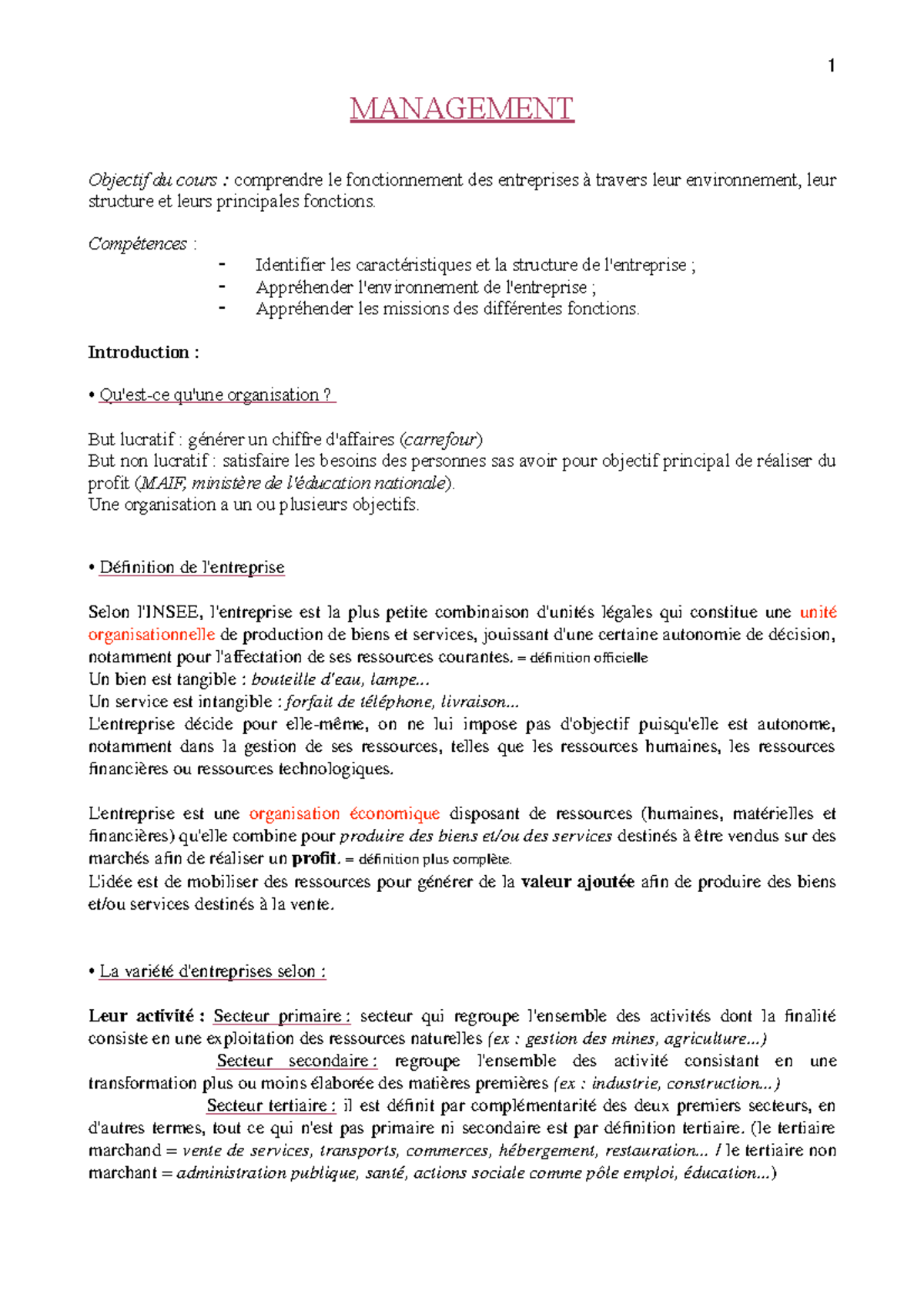 Mana Management Kedge Studocu
