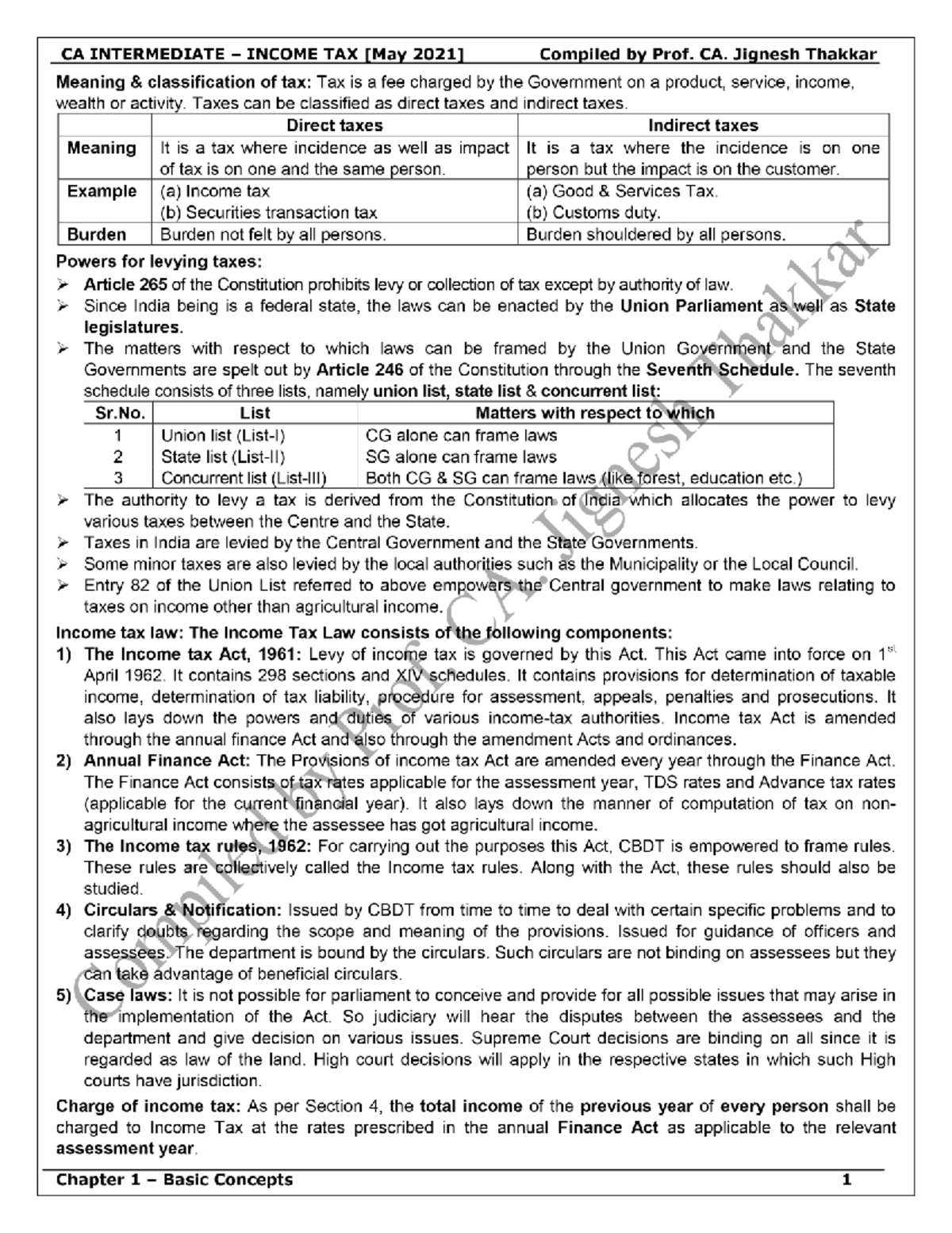Chapter 1 Basic Concepts - CA Intermediate - Studocu