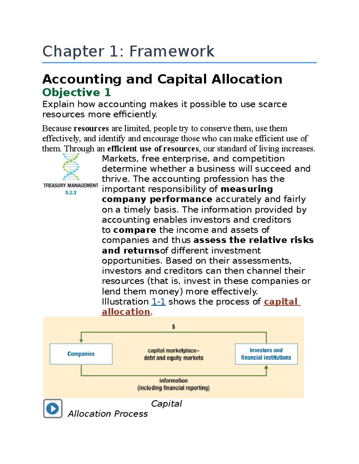 Chapter 1 - Chapter 1: Framework Accounting and Capital Allocation ...