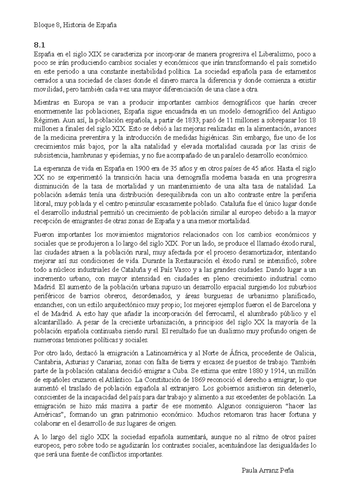 Bloque 8 Bloque 8, Historia de