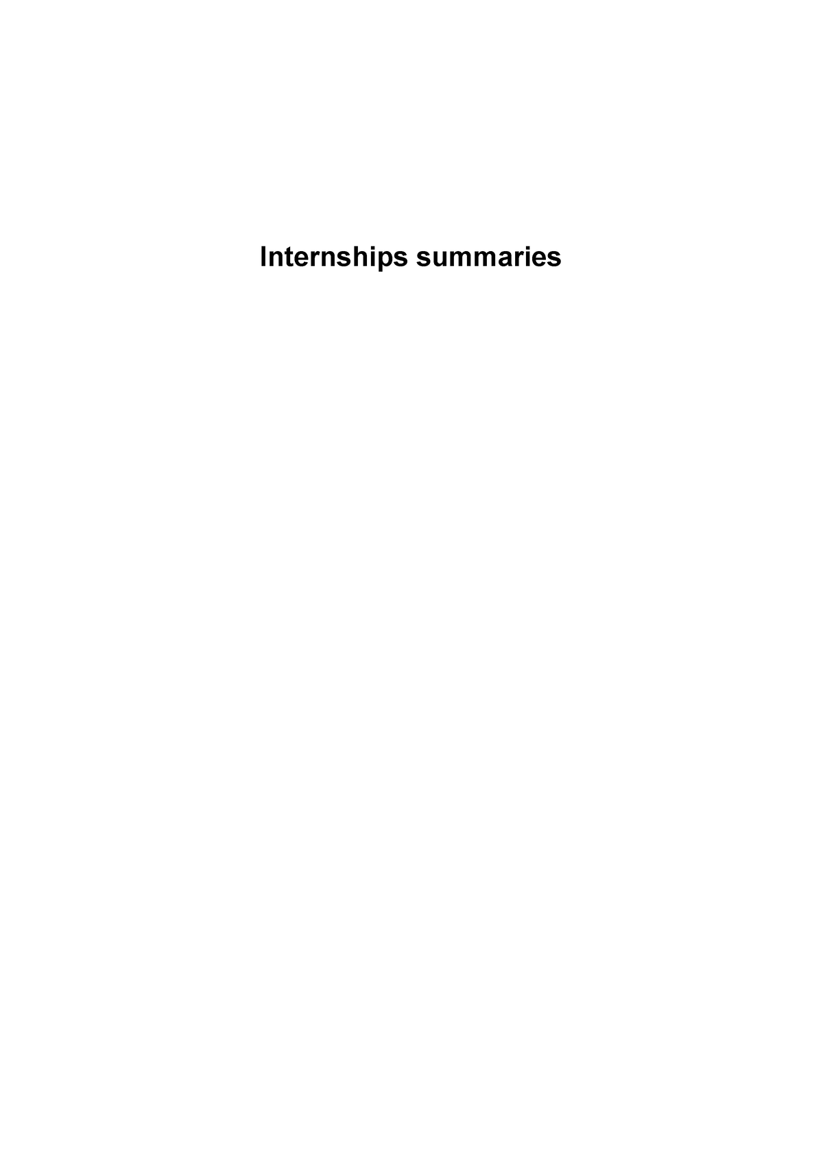 internship-summary-internships-summaries-an-internship-is-a-temporary