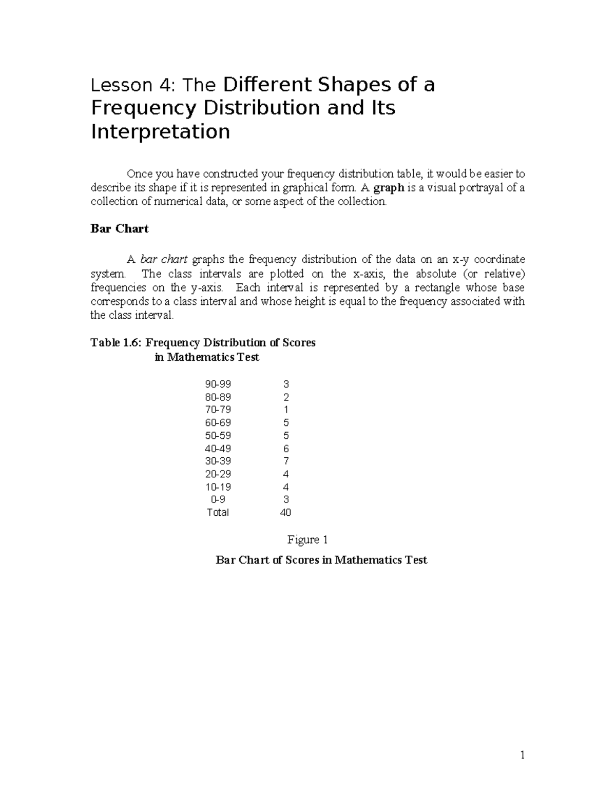 MATH(All Modules) - All about the statistical problems. - Lesson 4: The ...