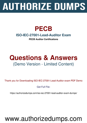 ISO-IEC-27001-Lead-Auditor Certification Training