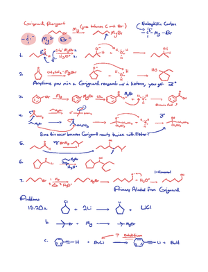 ORGO Mechanism Sheet Organic 2 - Mechanism12. R R re t ion 2 REYE ray I ...