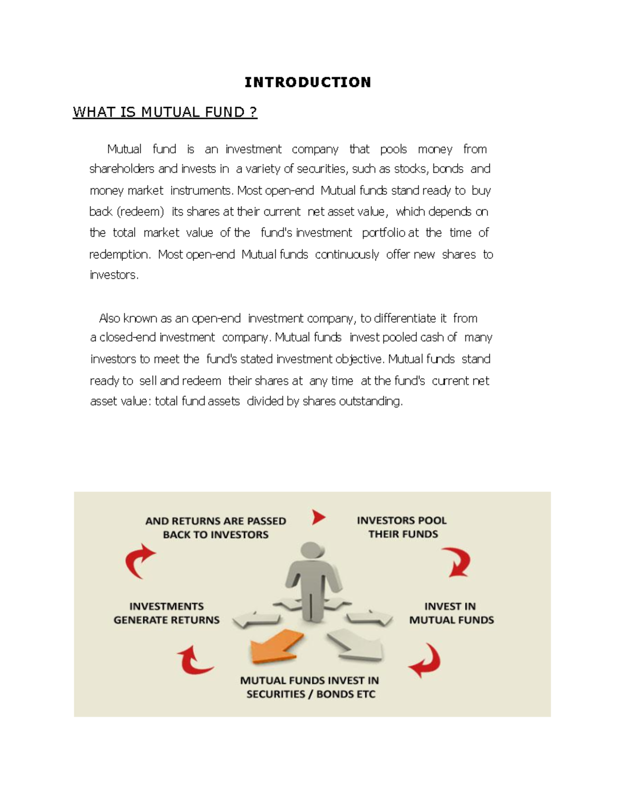 Mutual Fund Now A Days - INTRODUCTION WHAT IS MUTUAL FUND? Also known ...