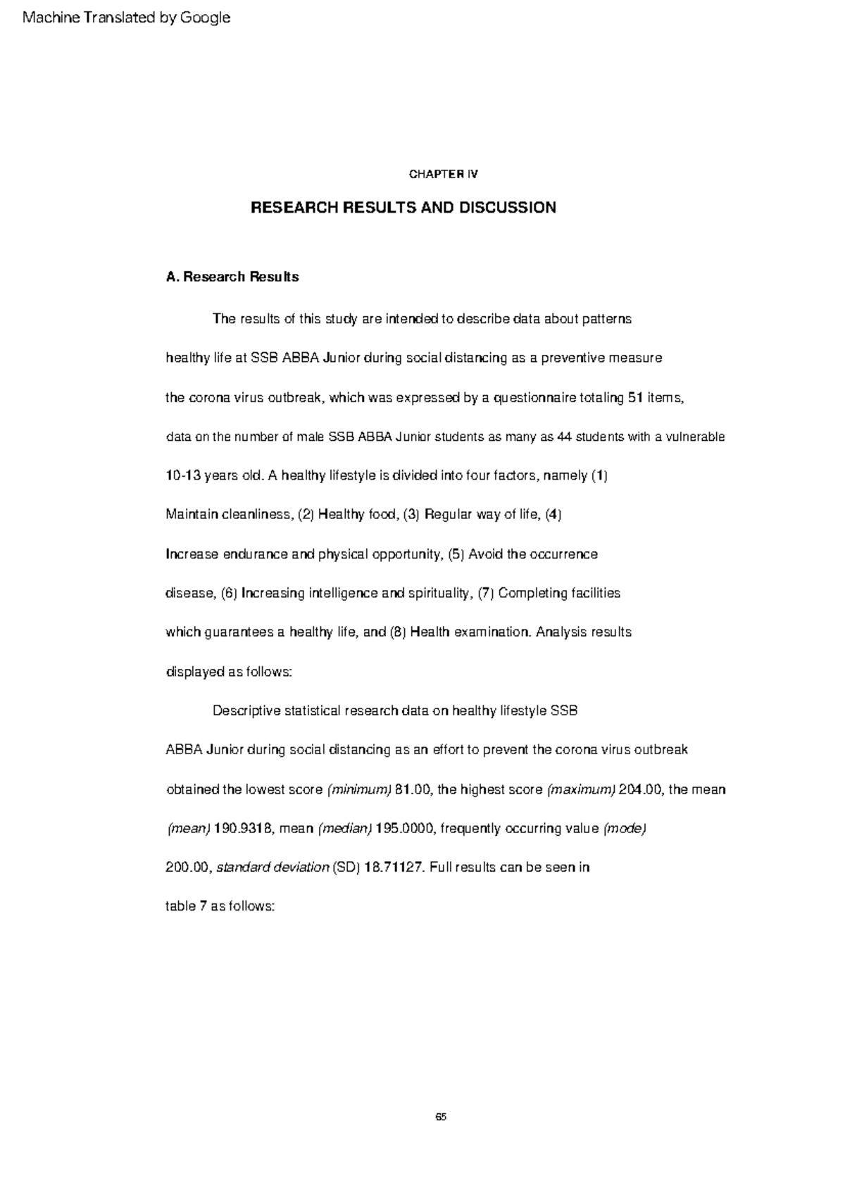 URBN 227 demo 15 - notes - CHAPTER IV RESEARCH RESULTS AND DISCUSSION A ...