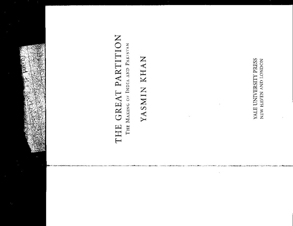 Khan Partition - Fall 2018: Gender and Sexuality in South Asia FIG ...