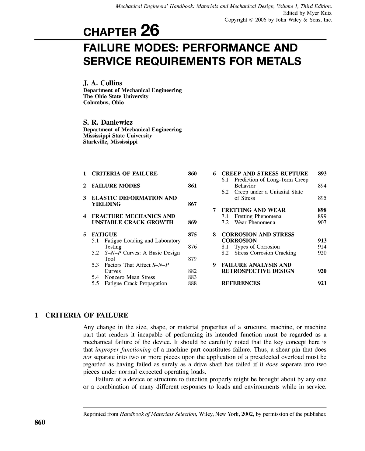 Mechanical Engineers Handbook Third Edition Materials And Mechanical