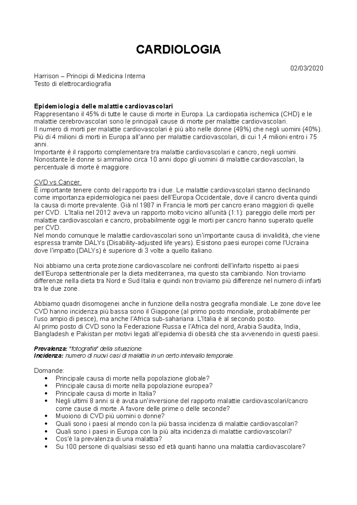 principi di medicina interna harrison