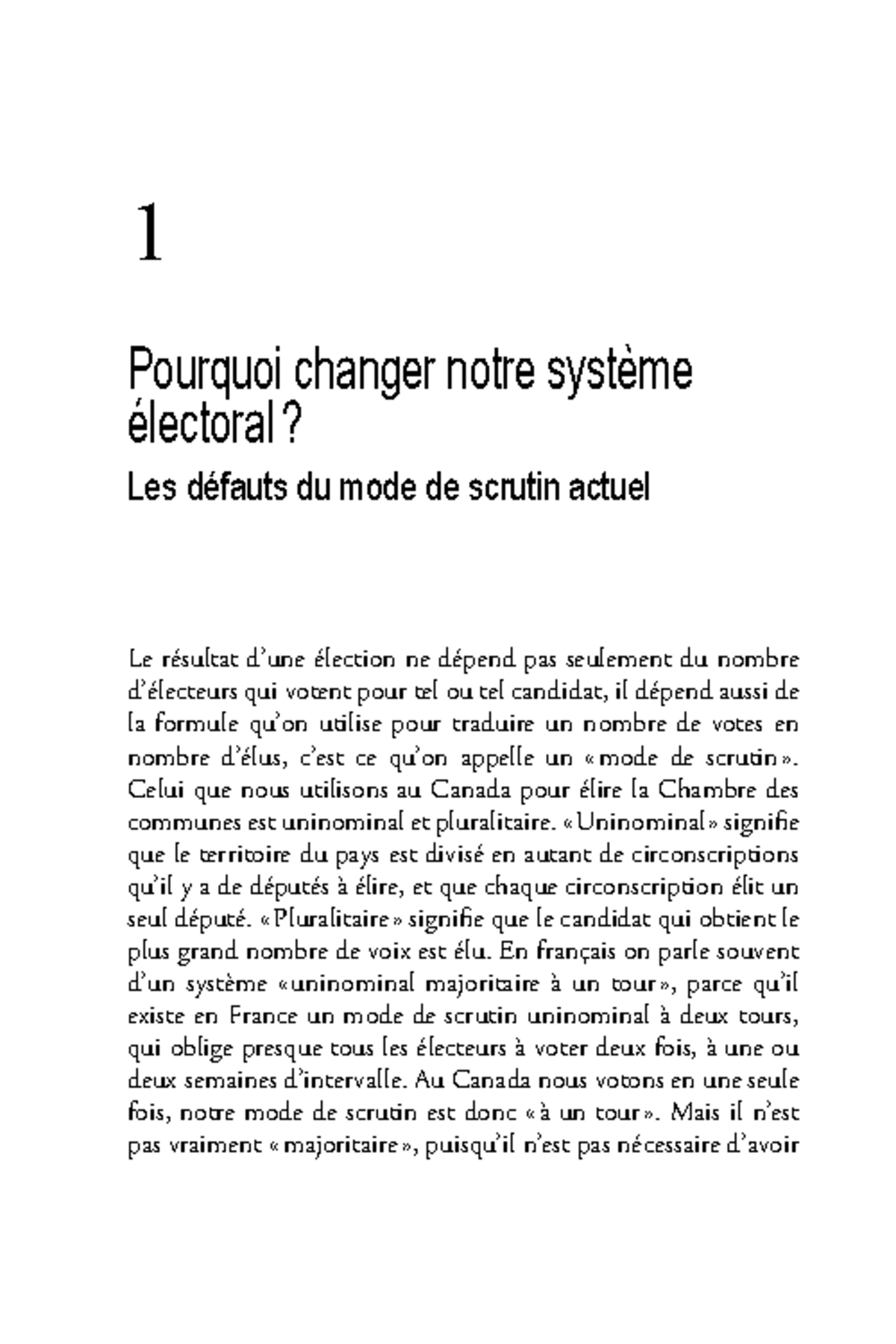 JP Derriennic%2C Un meilleur syst%C3%A8me %C3%A9lectoral pour le Canada ...