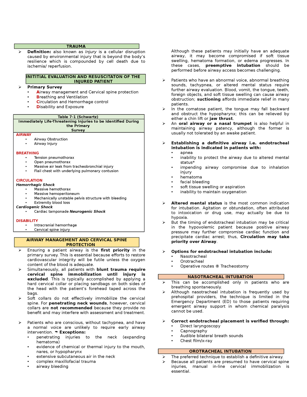 [Surg B] General Principles In Trauma-Dr. Trinidad (Kimi Ledda ...