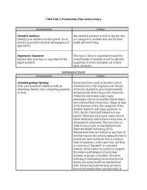 Observation Table - Task 1 Obs. Doc - DPM2: Historical & Cultural ...