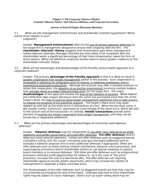 Chapter 7 (revised) - Accounting - Chapter 7: Merger And Acquisition ...