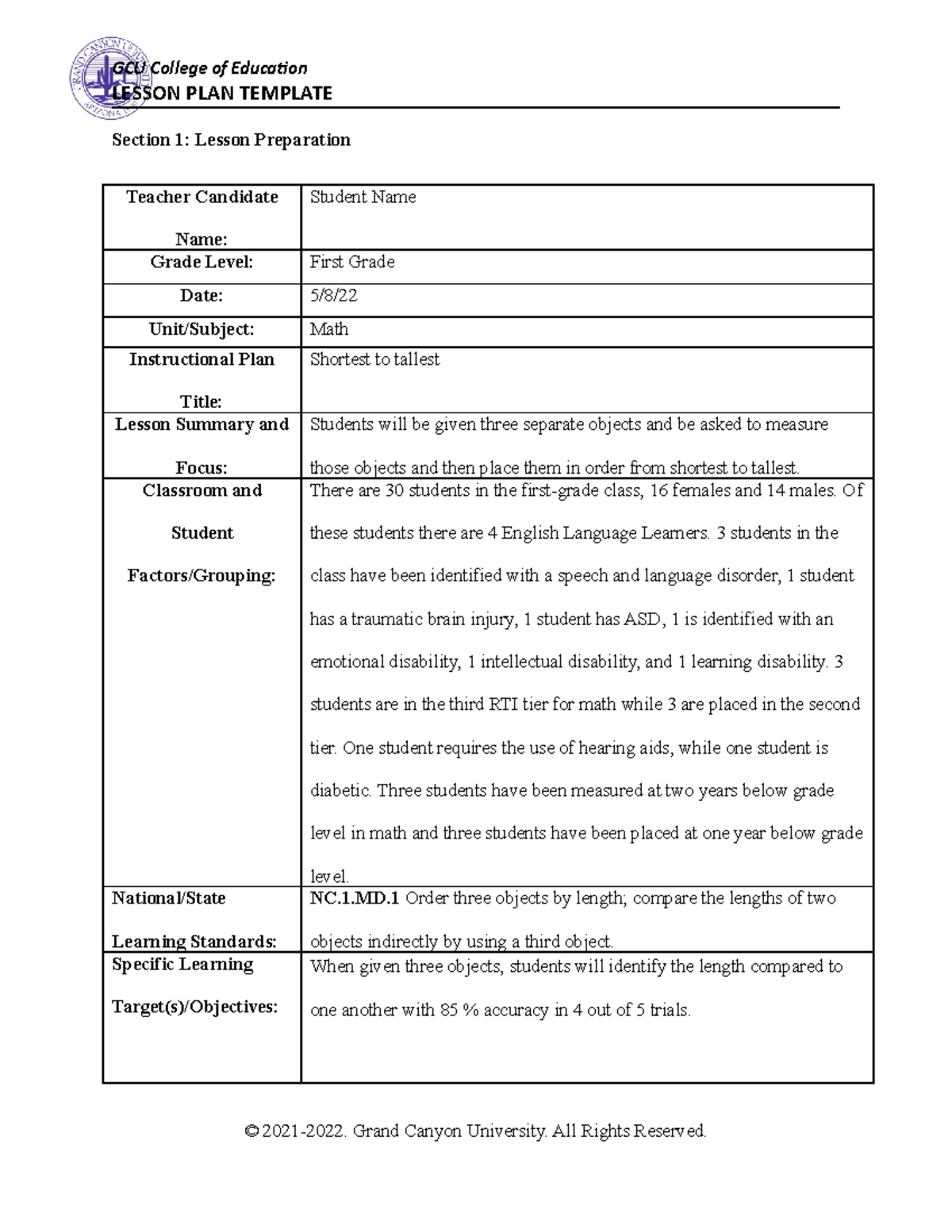GCU SPD-470-O500 Week 2 Assignment Augmentative and Alternative ...