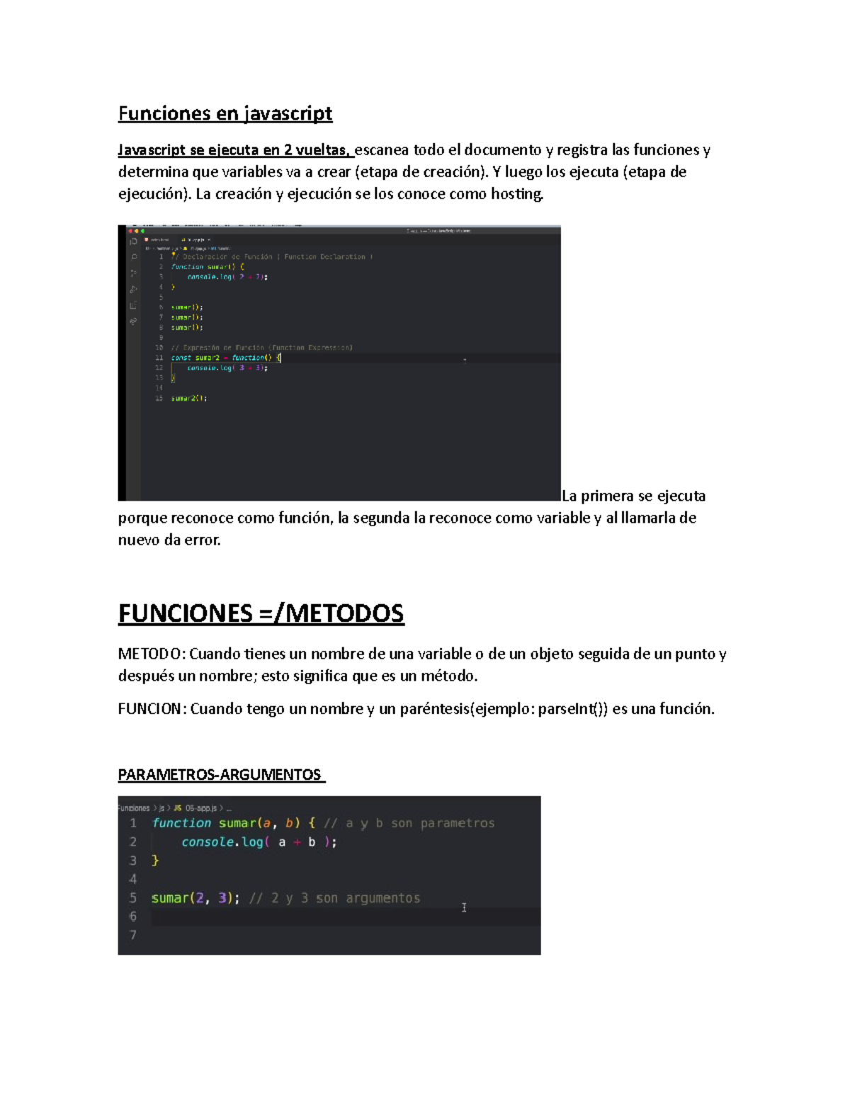Funciones en javascript - Funciones en javascript Javascript se ejecuta ...