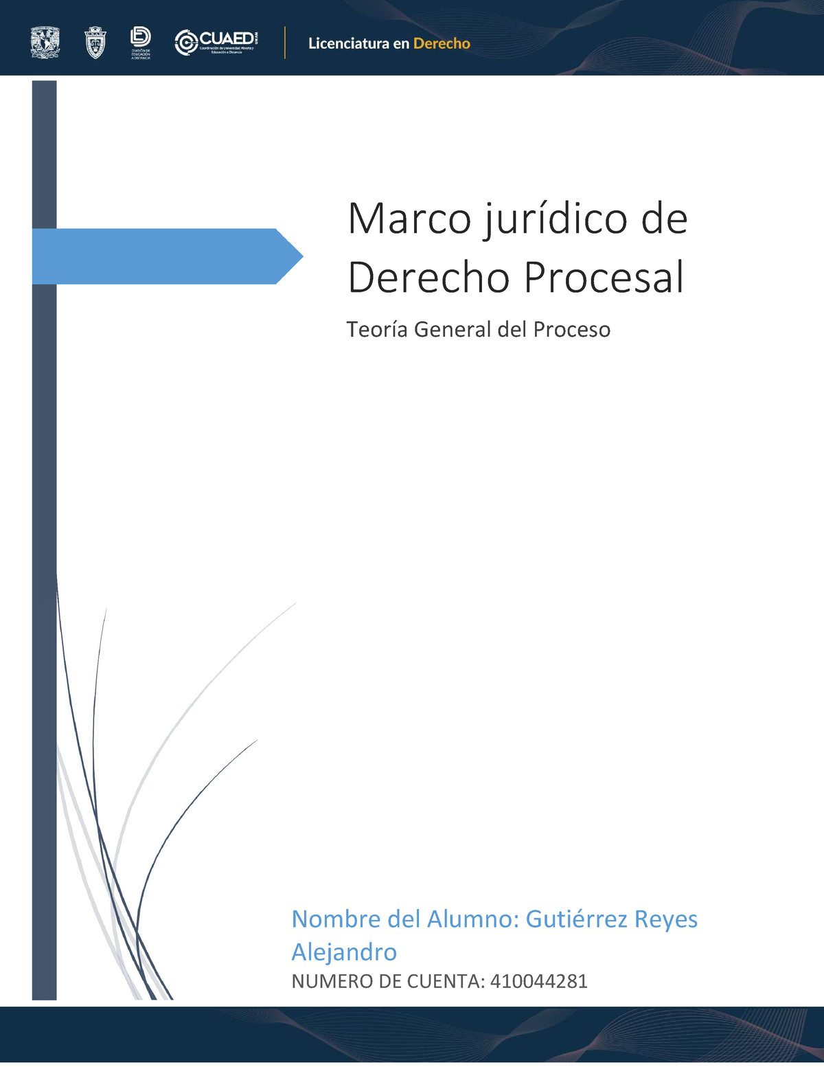 499253245 Gutierrez A A2U2 TGP - Marco Jurídico De Derecho Procesal ...