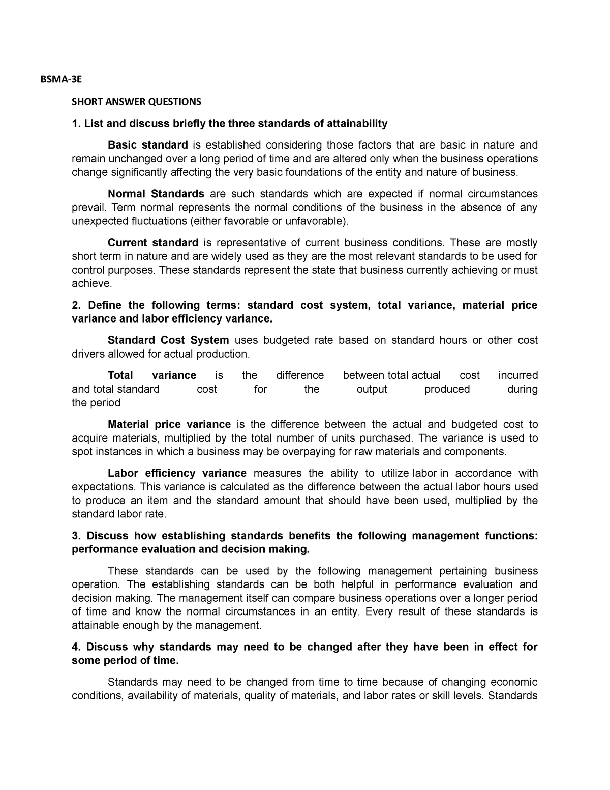 standard-costing-bsma-3e-short-answer-questions-1-list-and-discuss