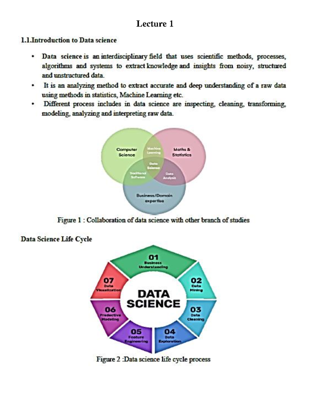 Lecture 1 - What is data science - Lecture Data Science is a more ...