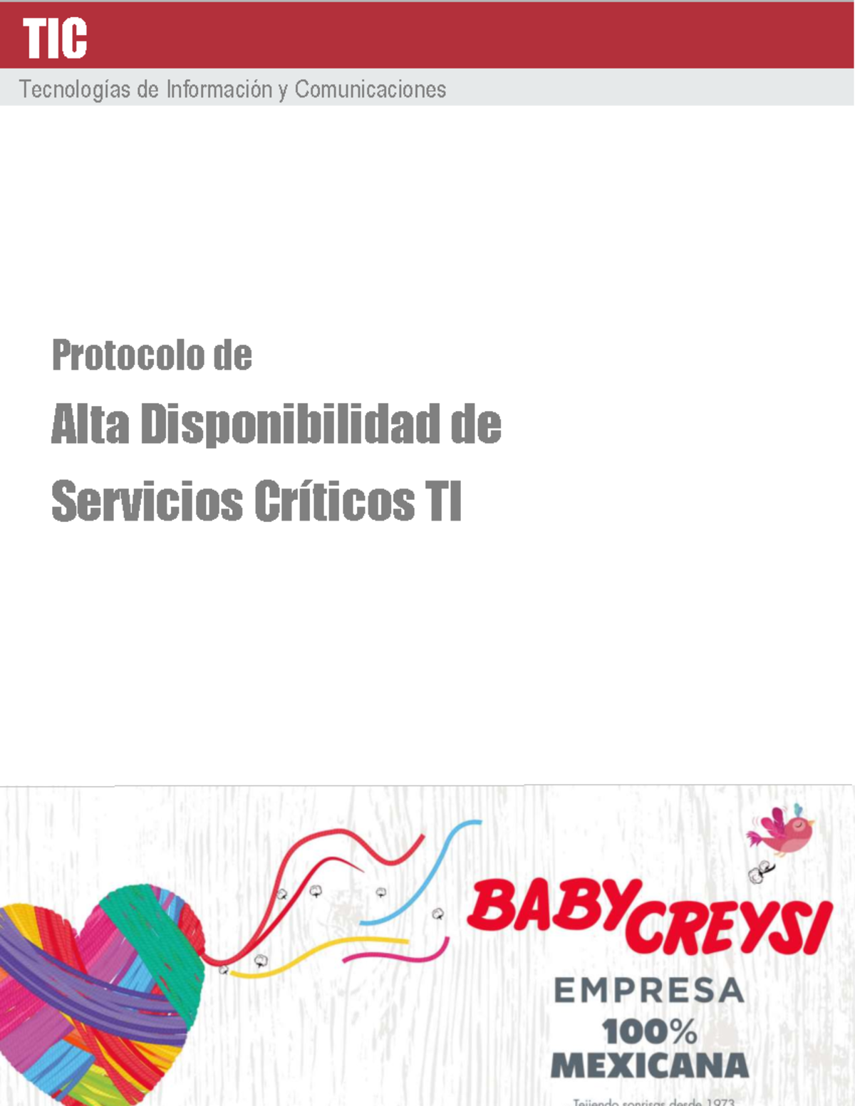 Proyecto Cedis de Clase Mundial - 2018 - Tecnologías de Información y ...