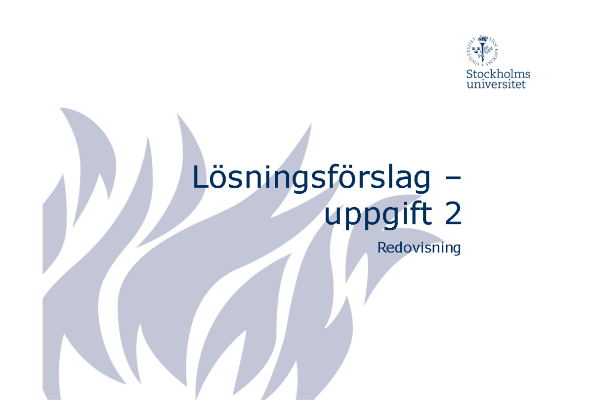 Uppgift 2 - Balansräkningen Och Begrappsparen - Lösningsförslag ...