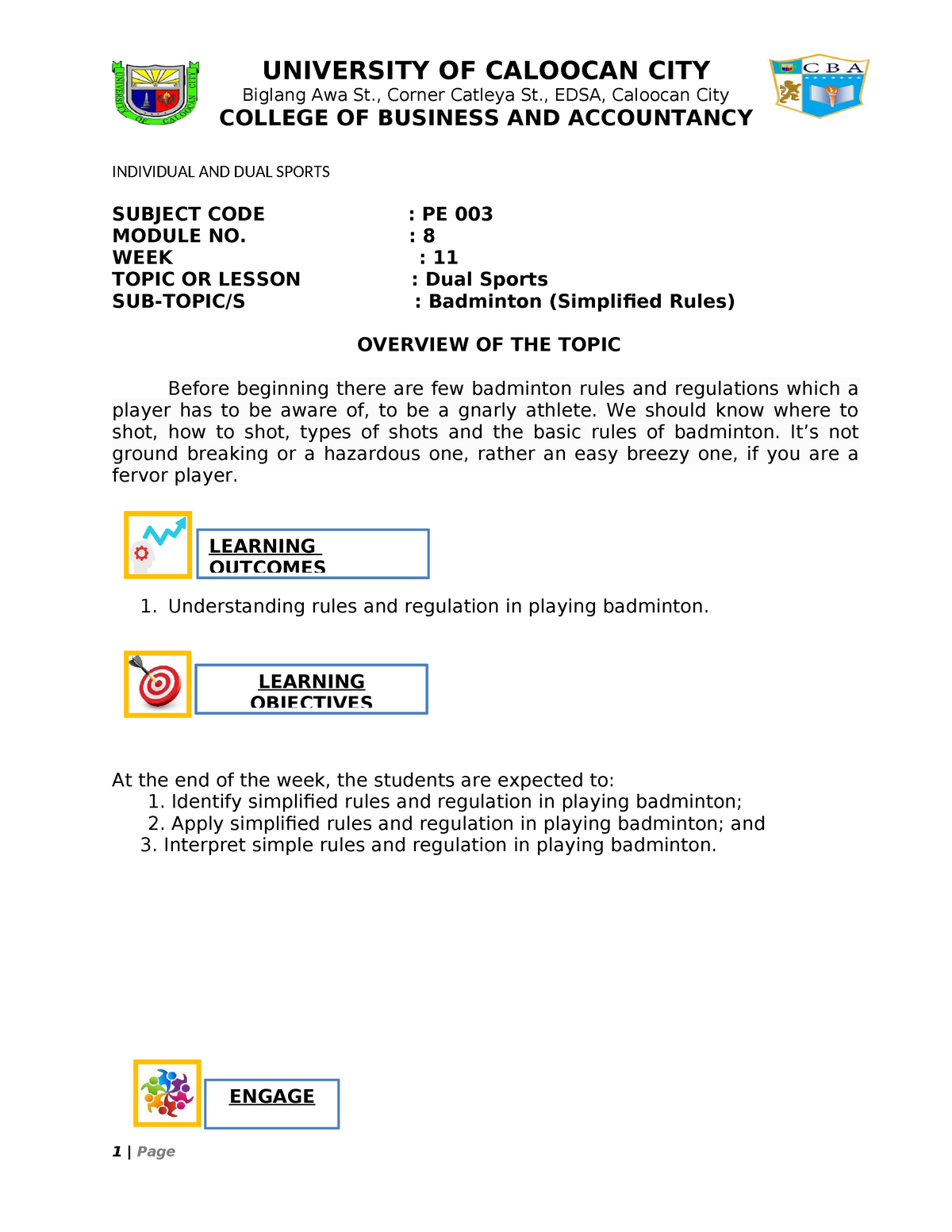 PE-003-CBA-Module-8-Week-11-Badminton-Simplified-Rules-and-Regulation ...