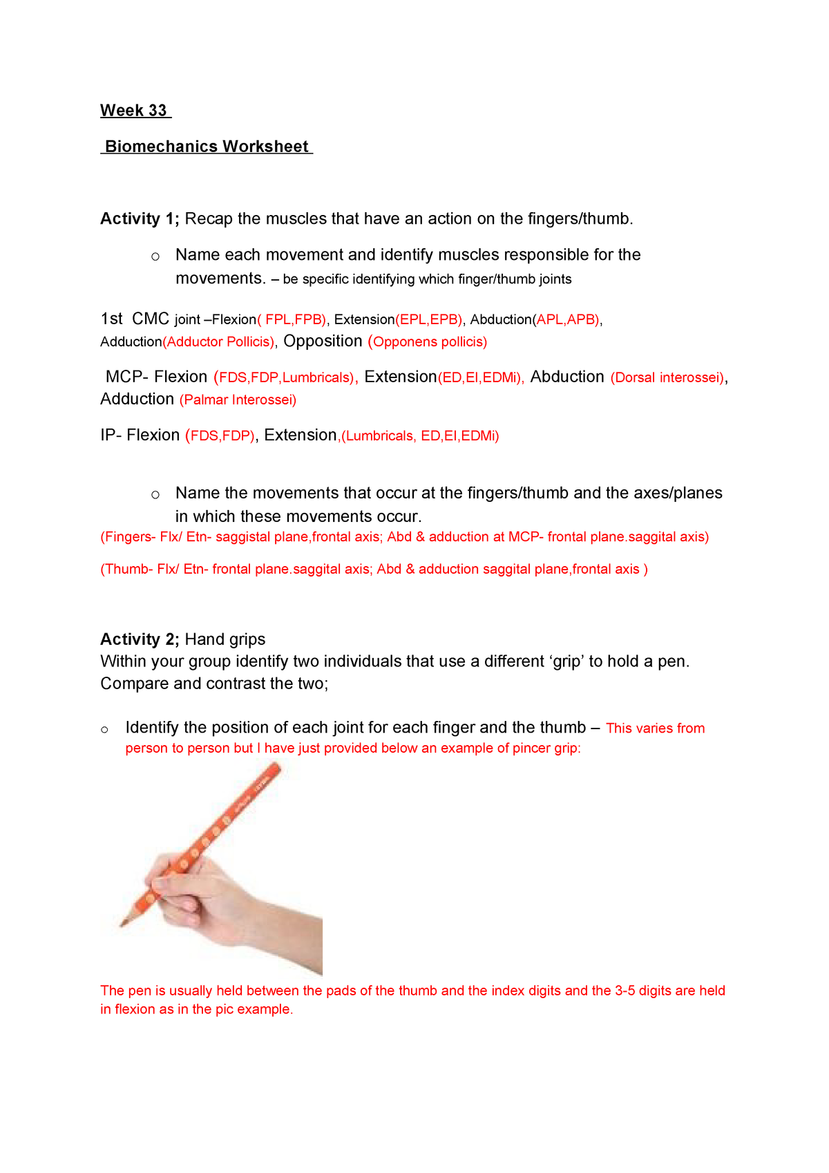 Joints And Movement Worksheet - Promotiontablecovers Regarding Joints And Movement Worksheet