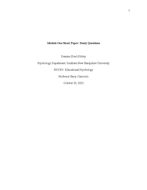 Mod 7 discussion (1) (1) - There has never been a meaningful situation ...