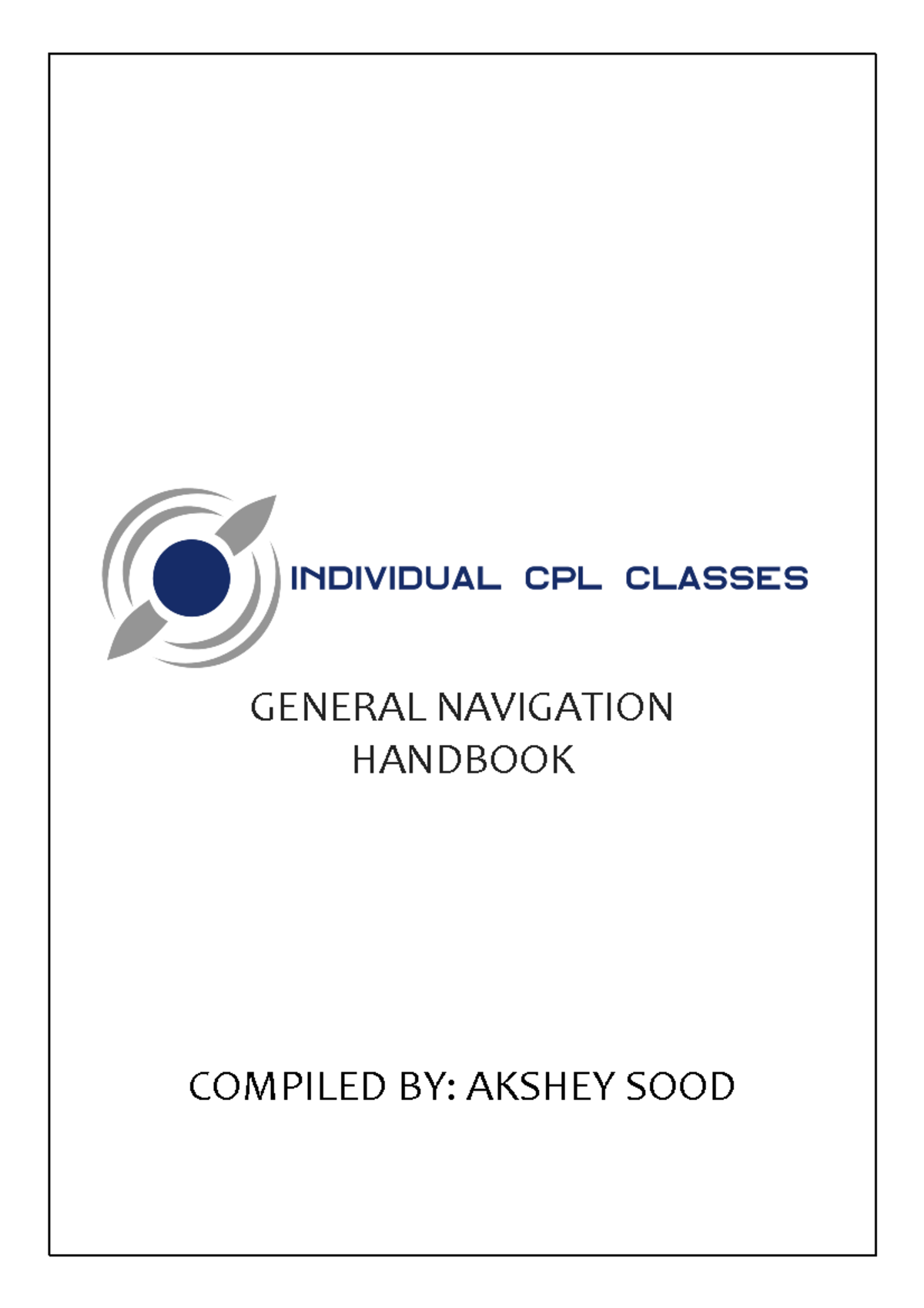 Generalnavigation as per dgca GENERAL NAVIGATION HANDBOOK COMPILED