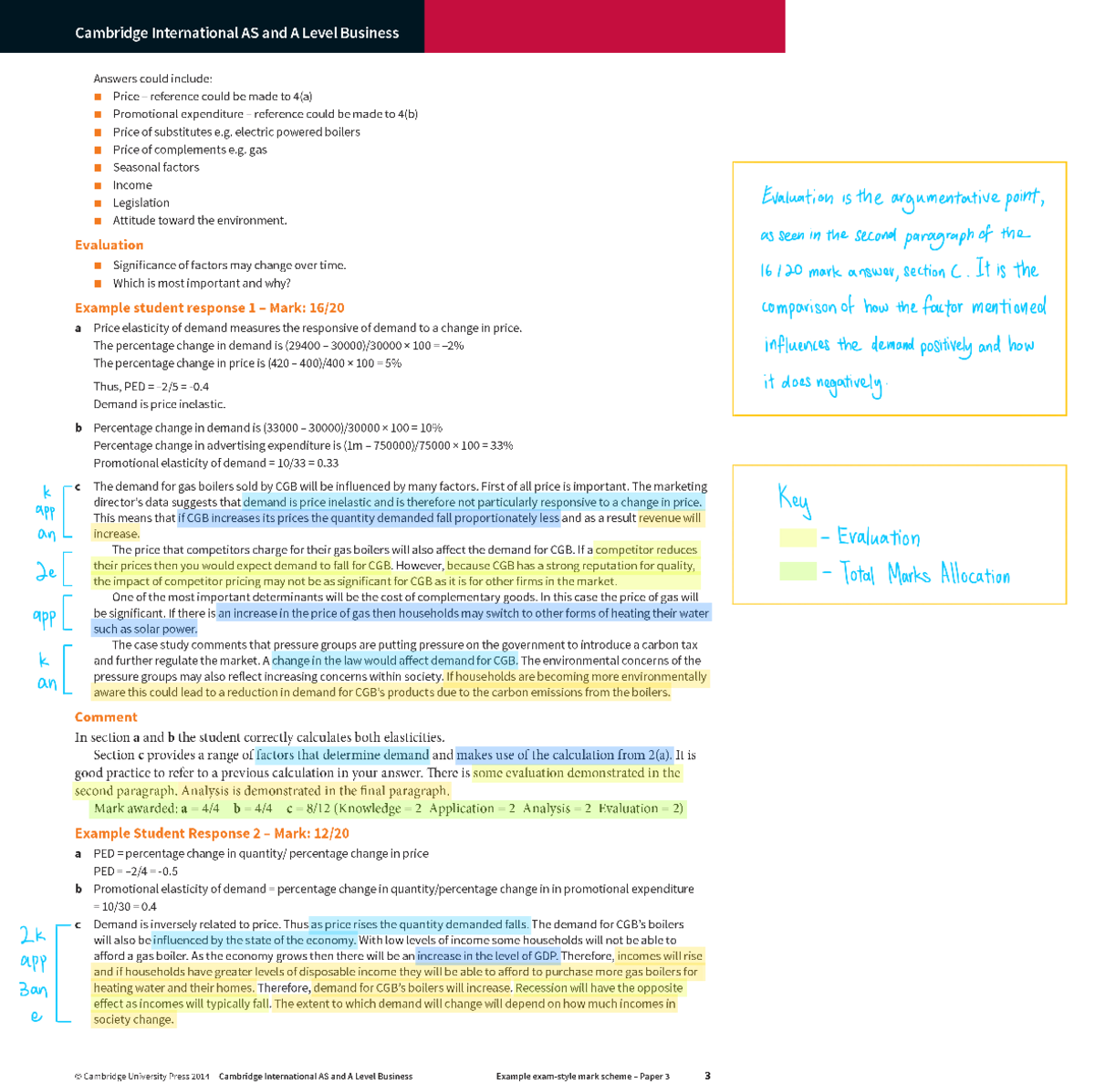 Breakdown 3 - Cambridge International AS and A Level Business Answers ...