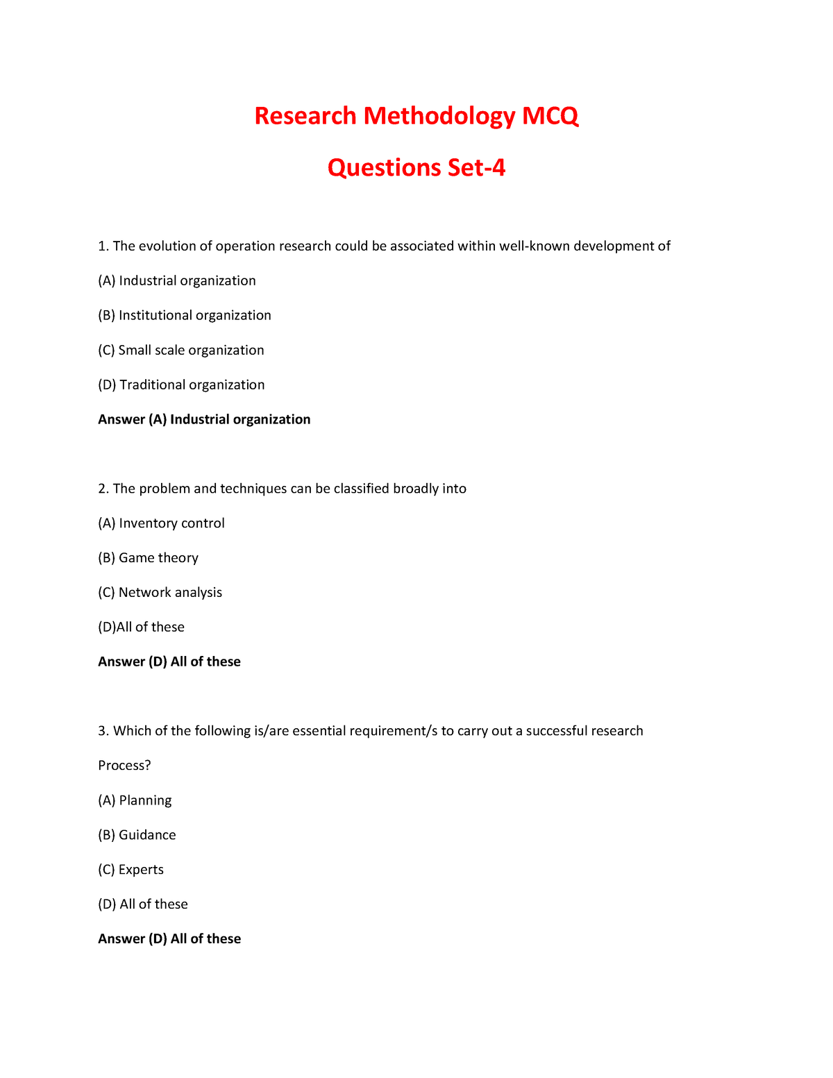 clinical research mcq questions