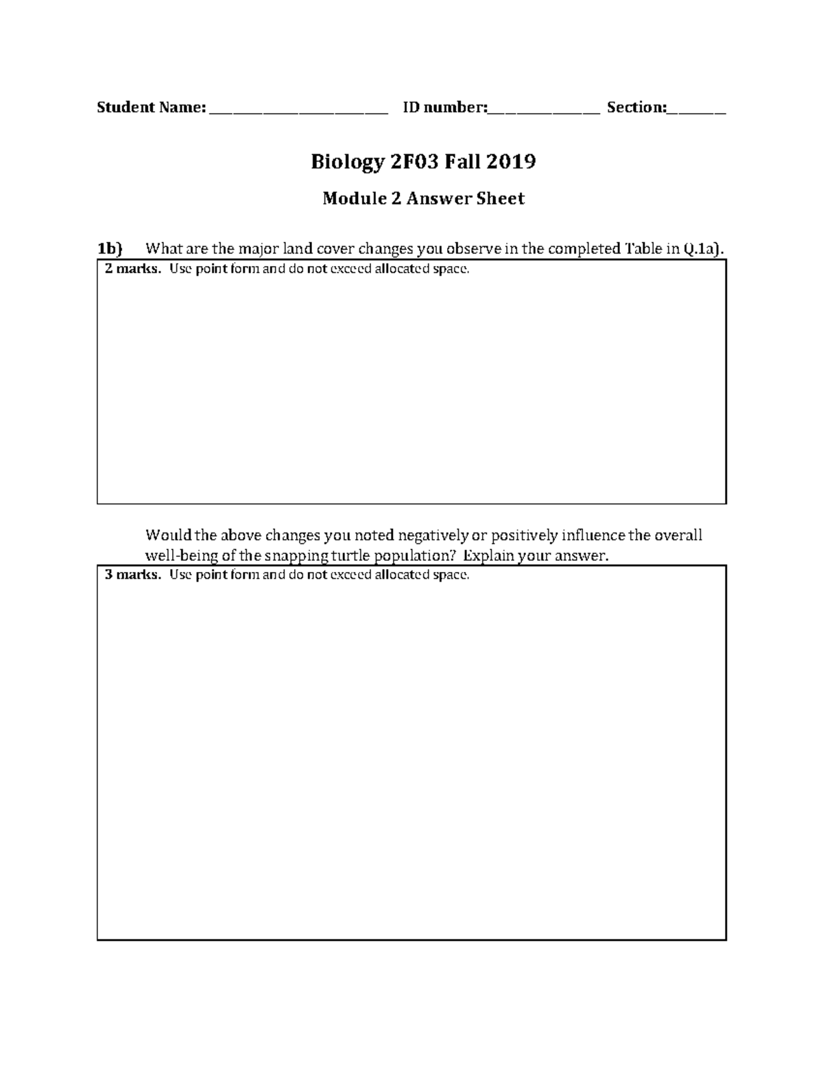 Module 2 Student Answer Sheet - Student Name ...