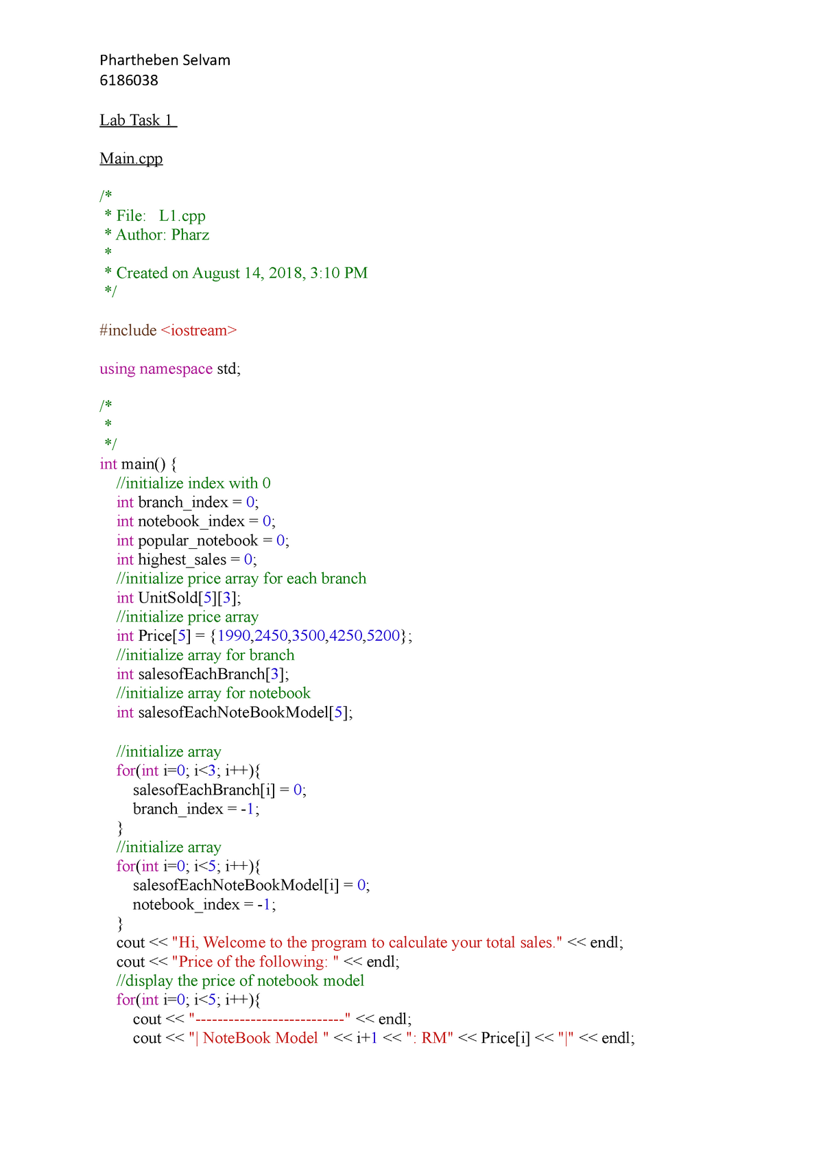 data structure lab assignment