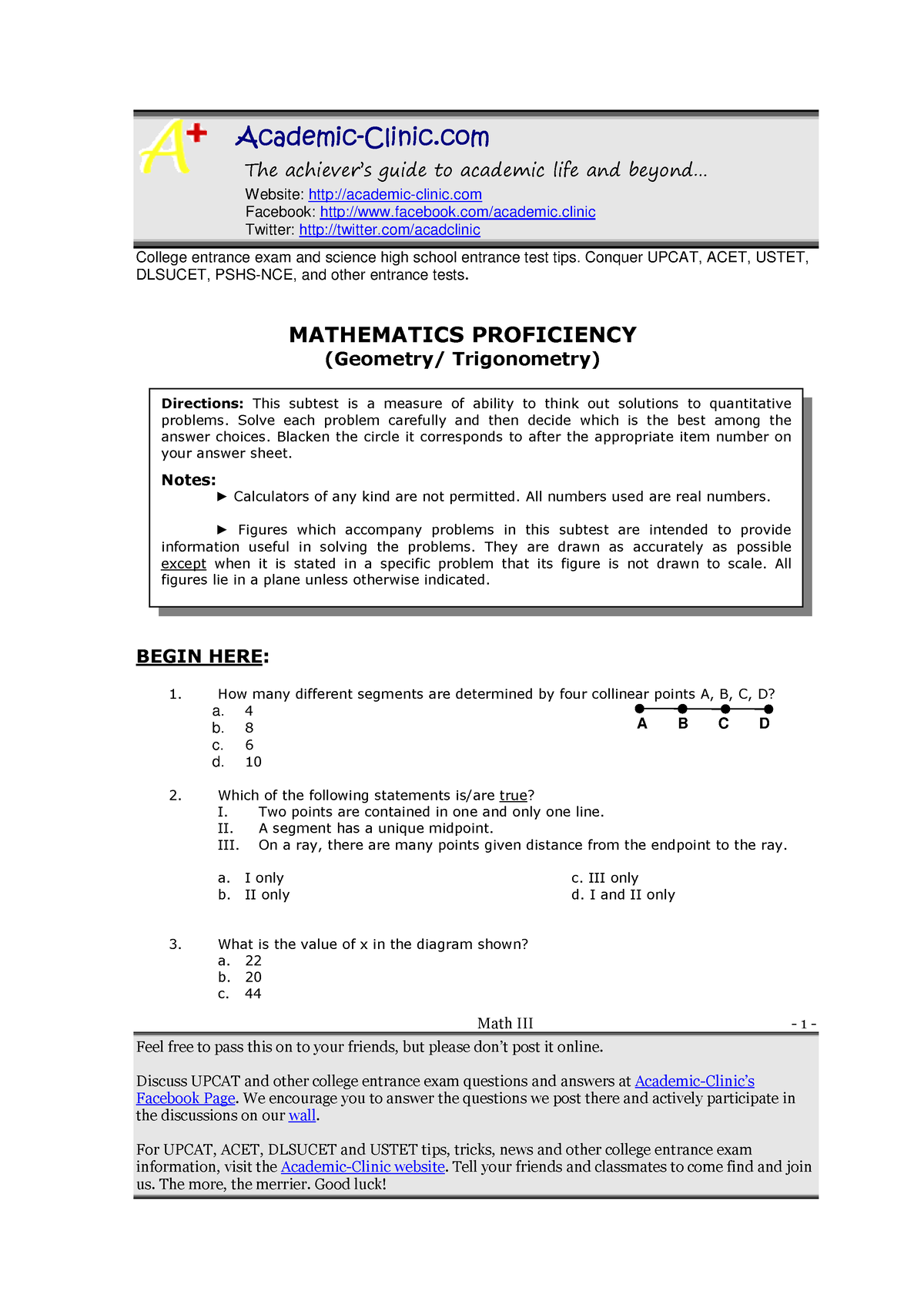 Math-Module-3 - Math 3 - - Studocu