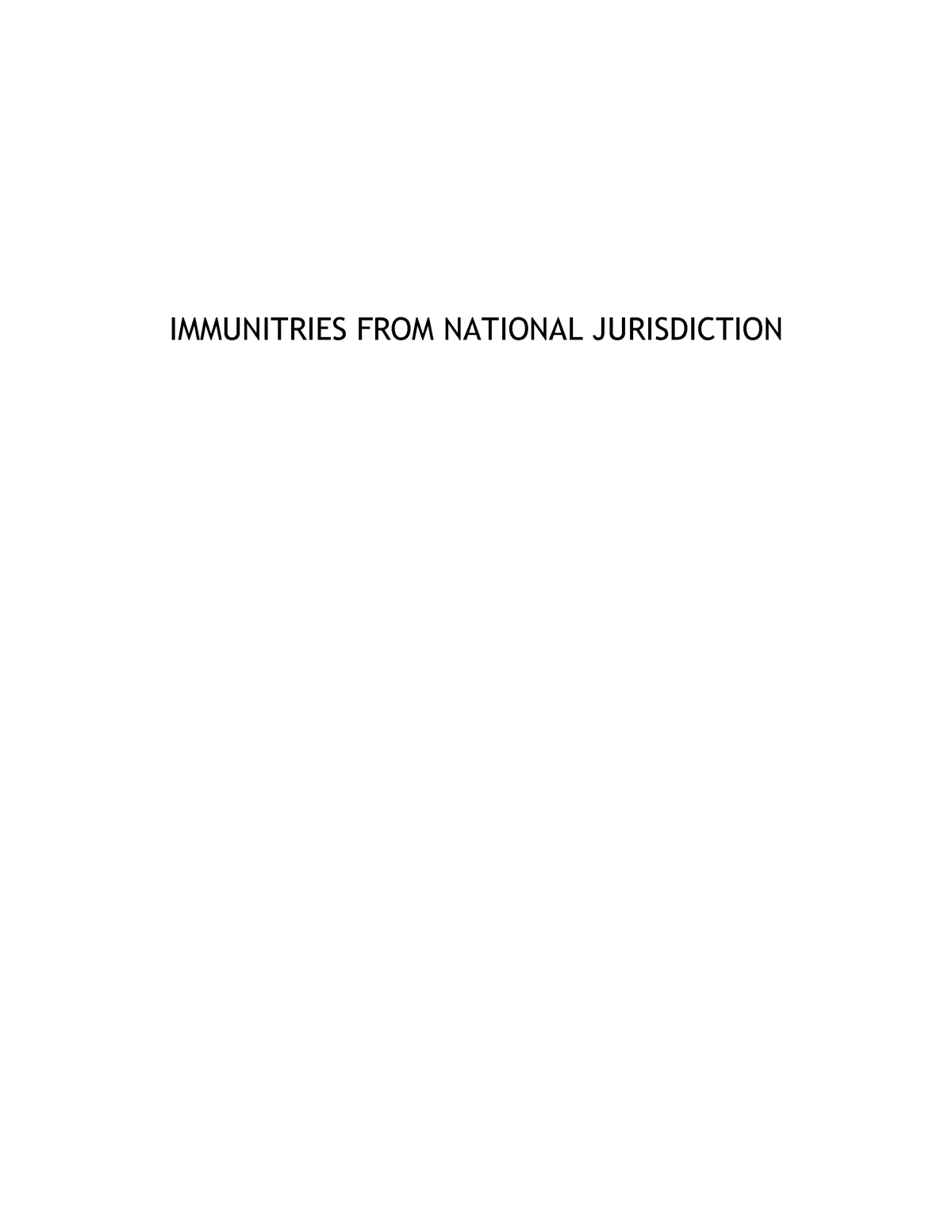 Immunitries FROM National Jurisdiction IMMUNITRIES FROM NATIONAL   Thumb 1200 1553 