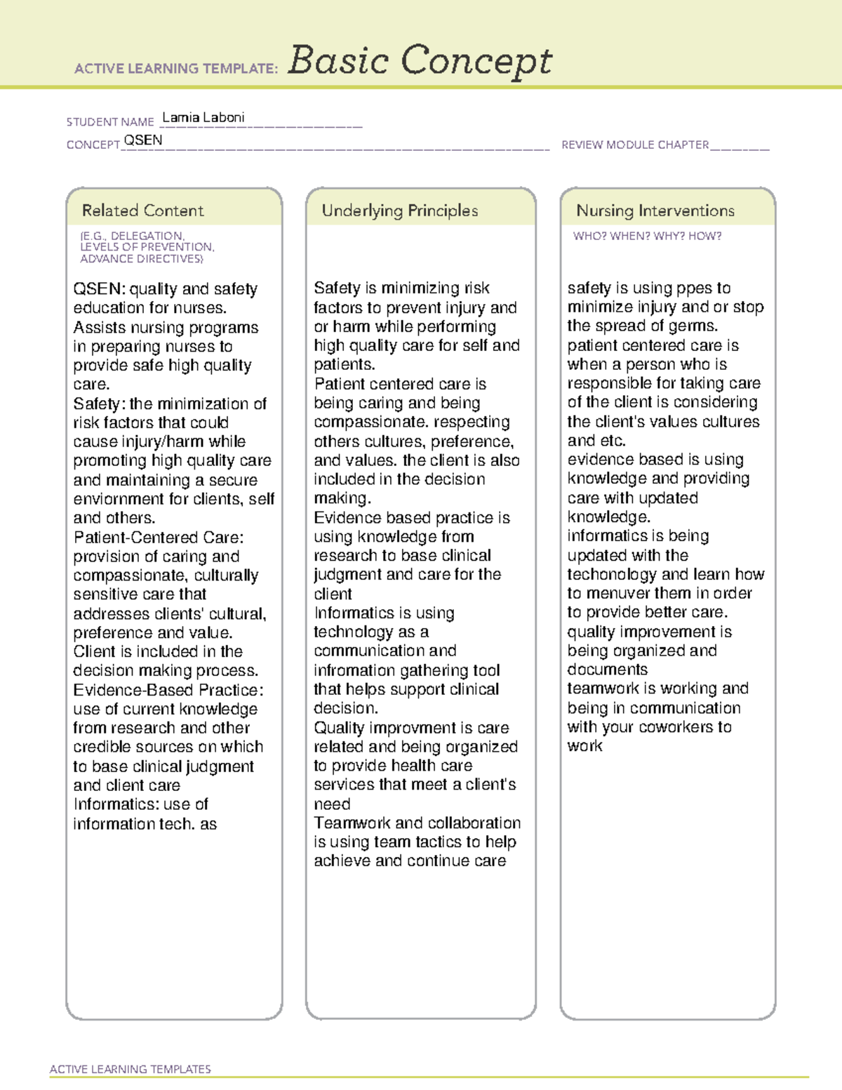 Basic Concept Ati Infection Control Docx Active Learning Template Vrogue