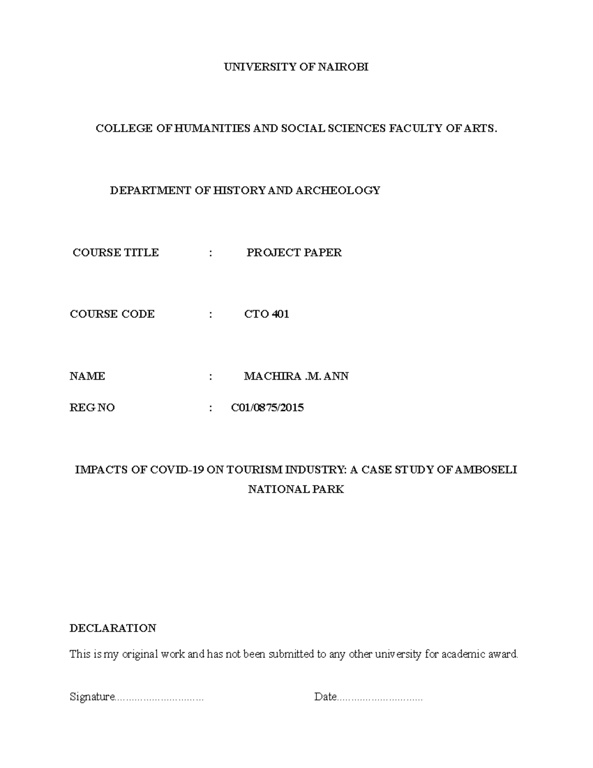 university of nairobi research proposal guidelines