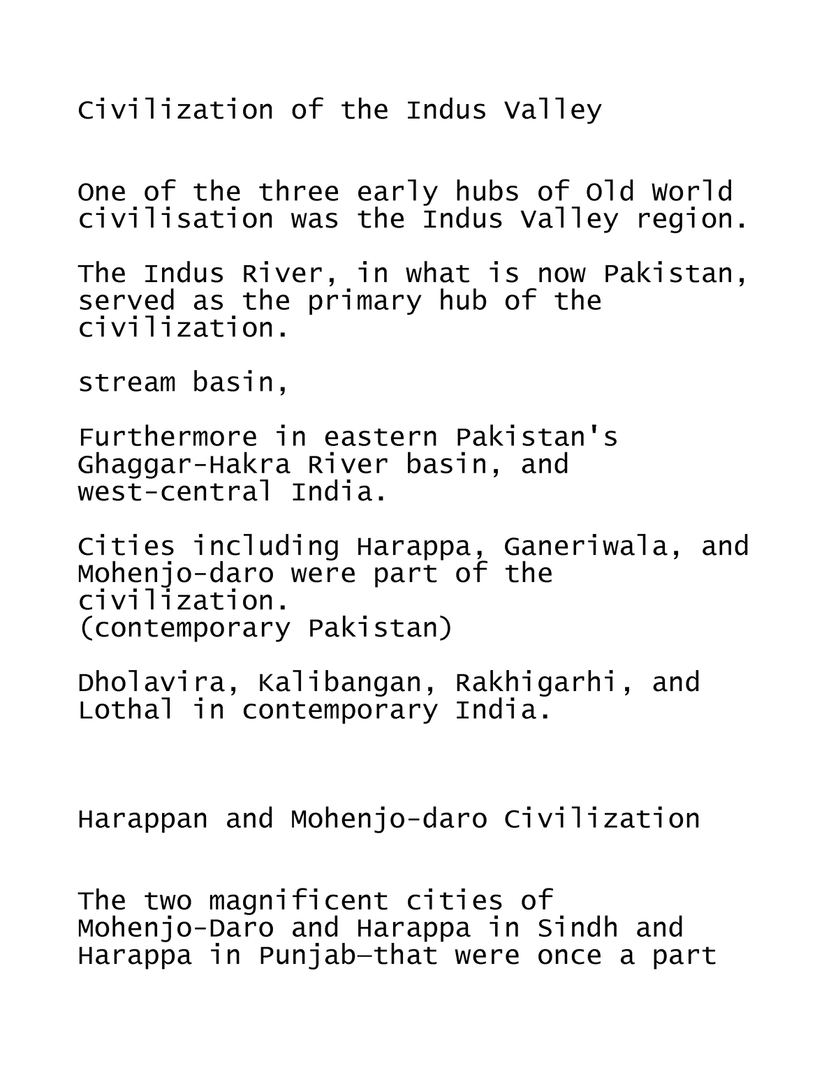 n1-brief-ancient-indian-history-civilization-of-the-indus-valley