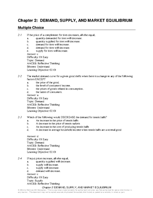 12e TB Chapter 01 - Ch1 Answer - Chapter 1: MANAGERS, PROFITS, AND ...